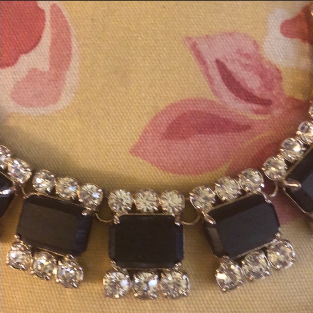 Glitzy rhinestone Ann Taylor princess necklace WOW